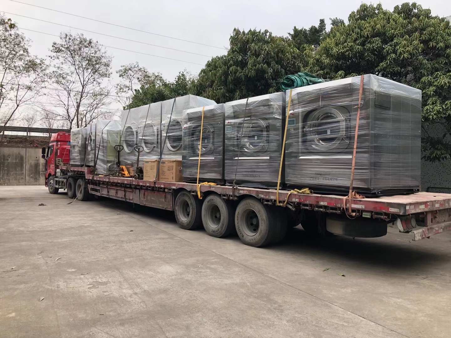 臨沂懸浮式結構自動洗脫一體機采購案例